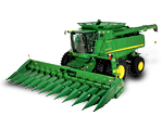 Combine and farming equipment